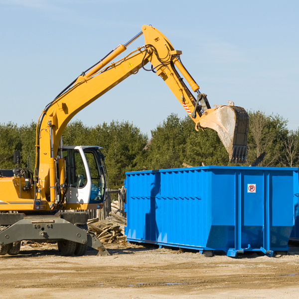 can i pay for a residential dumpster rental online in El Cenizo Texas